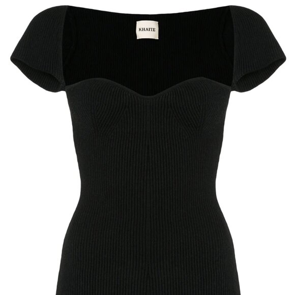 Khaite Isla Knit Top Black Size Medium Popular Style - Picture 3 of 10